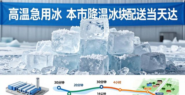 降温冰块配送流程_高效靠谱冰块运输_青山降温冰块配送